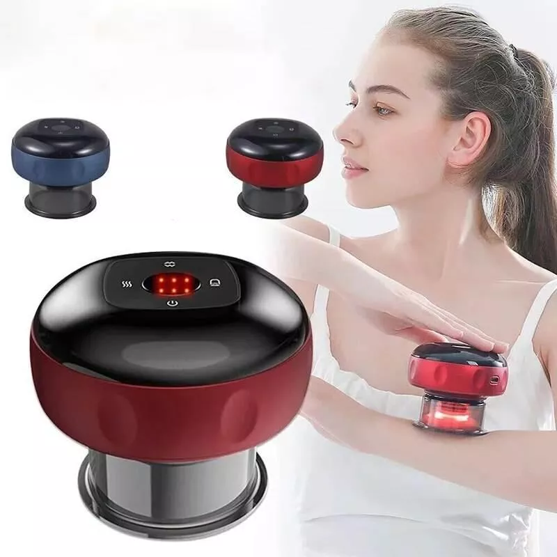 Smart Electric Vacuum Cupping Device with Heating and Suction Massage – view 2