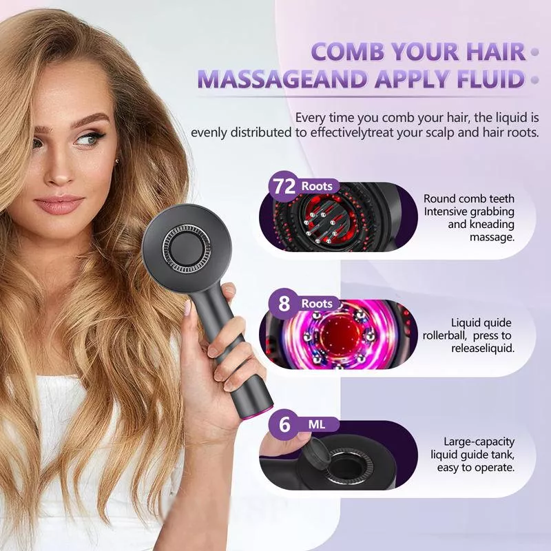 Red Light Scalp Massage Comb