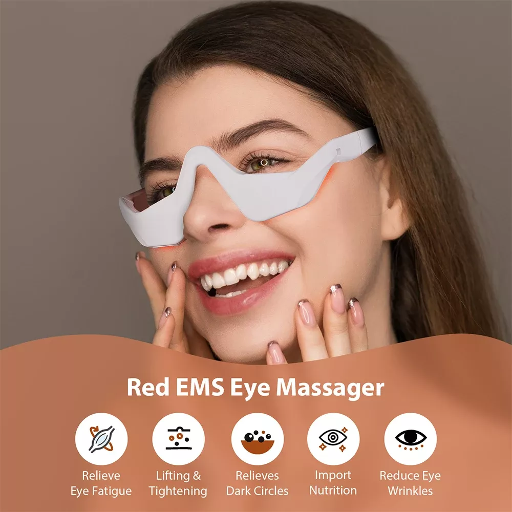 Eye Massager for Dark Circles, Wrinkle Reduction & Eye Fatigue Relief