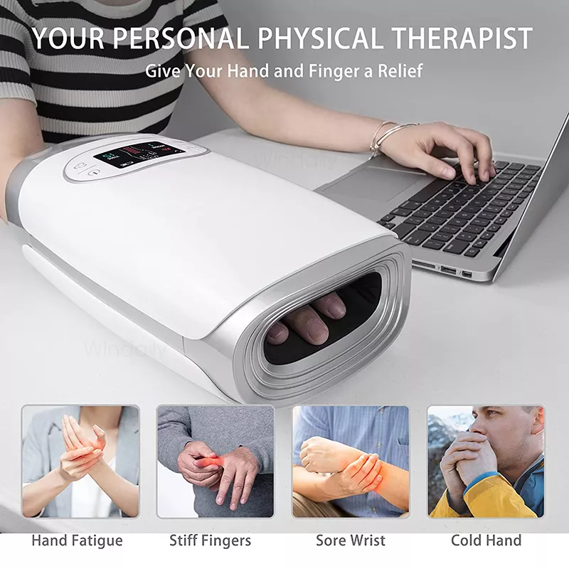 Electric Wireless Hand Massager with Heat & Air Compression Therapy – view 3