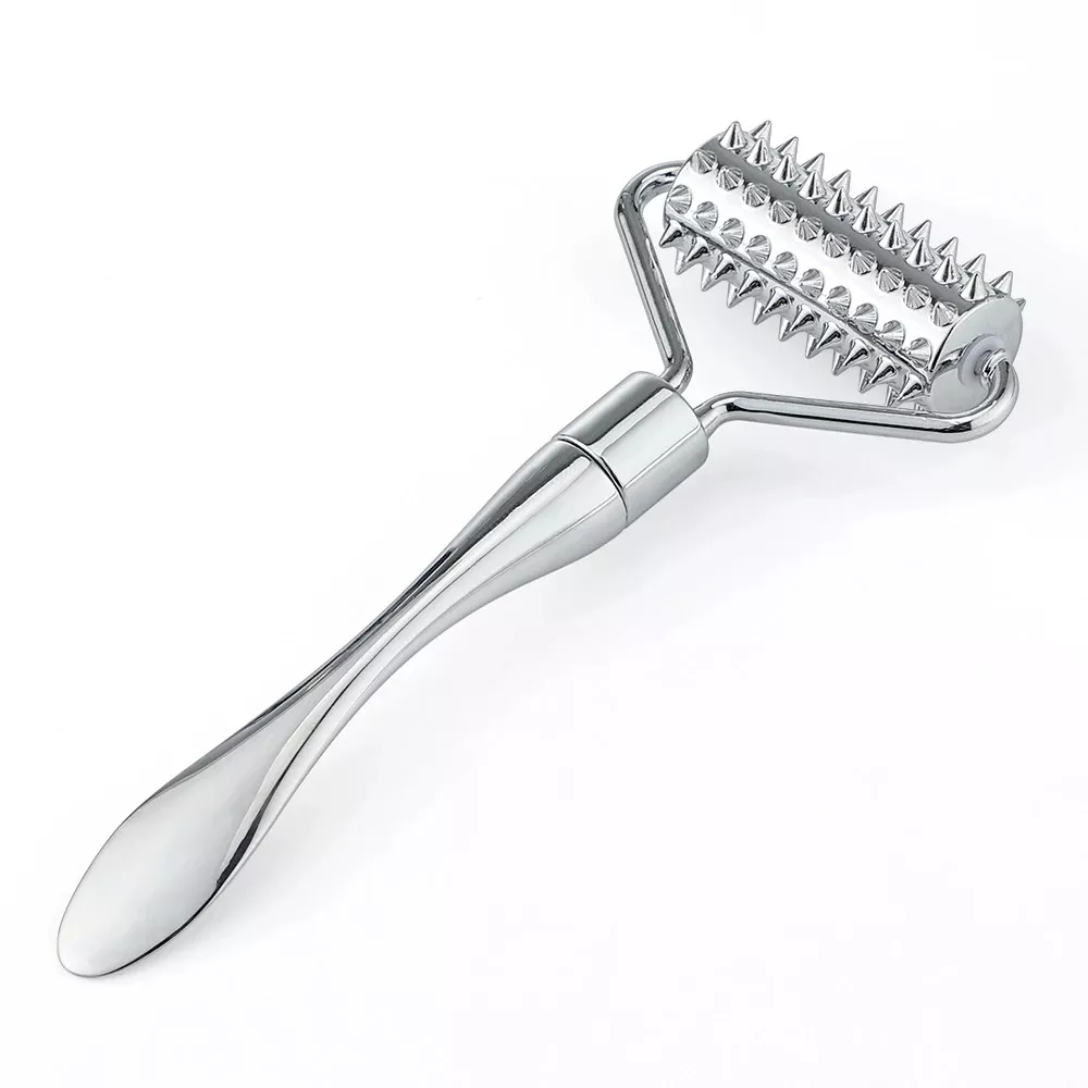Stainless Steel Face Roller Massager for Skin Care – view 2